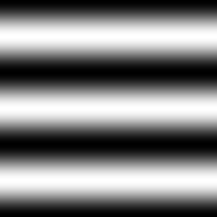 Resultado de la creación de un gradiente sinusoidal